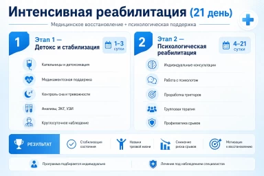 Реабилитация за 21 день в Луховицах